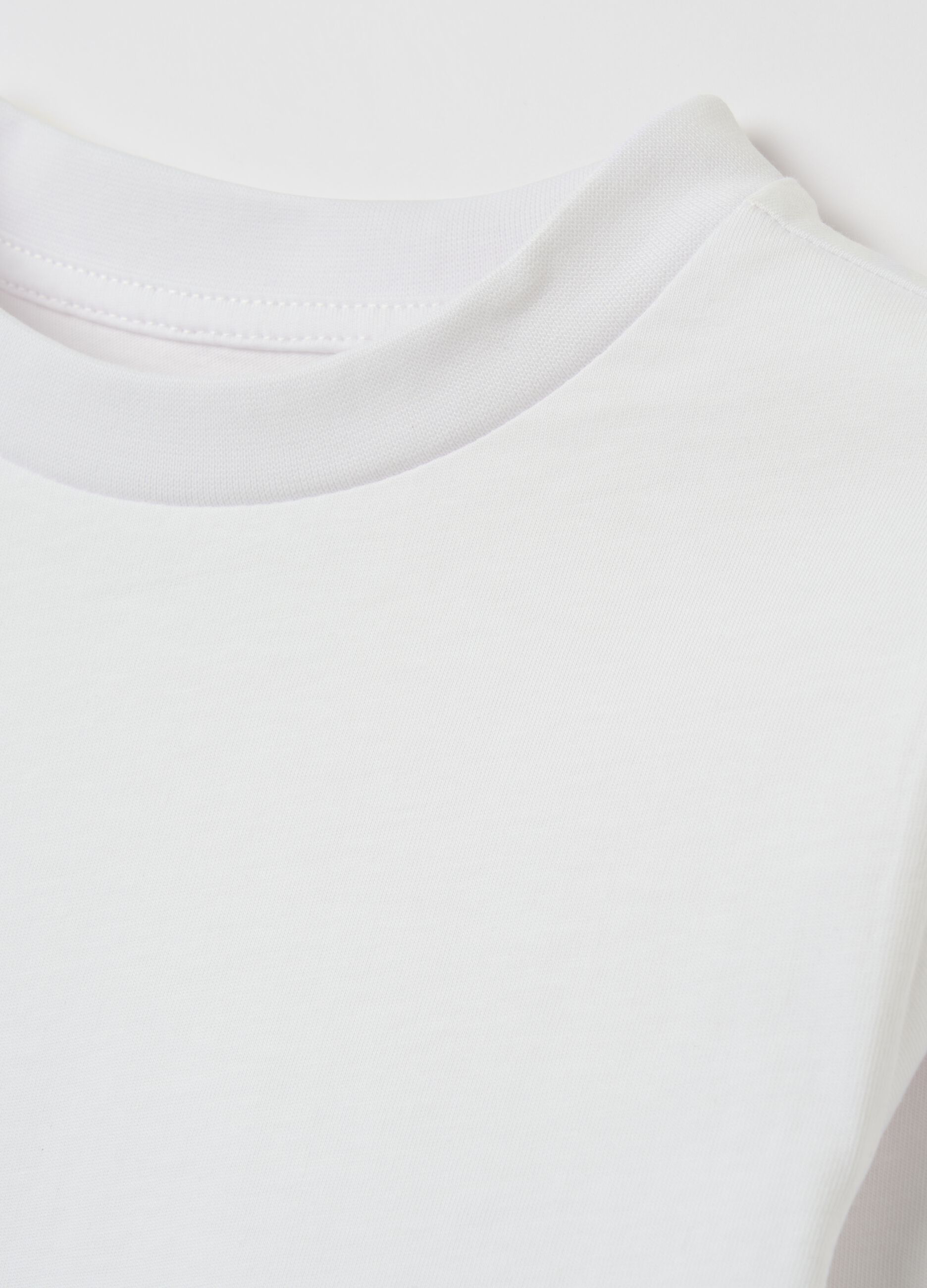 Long-sleeved T-shirt in cotton