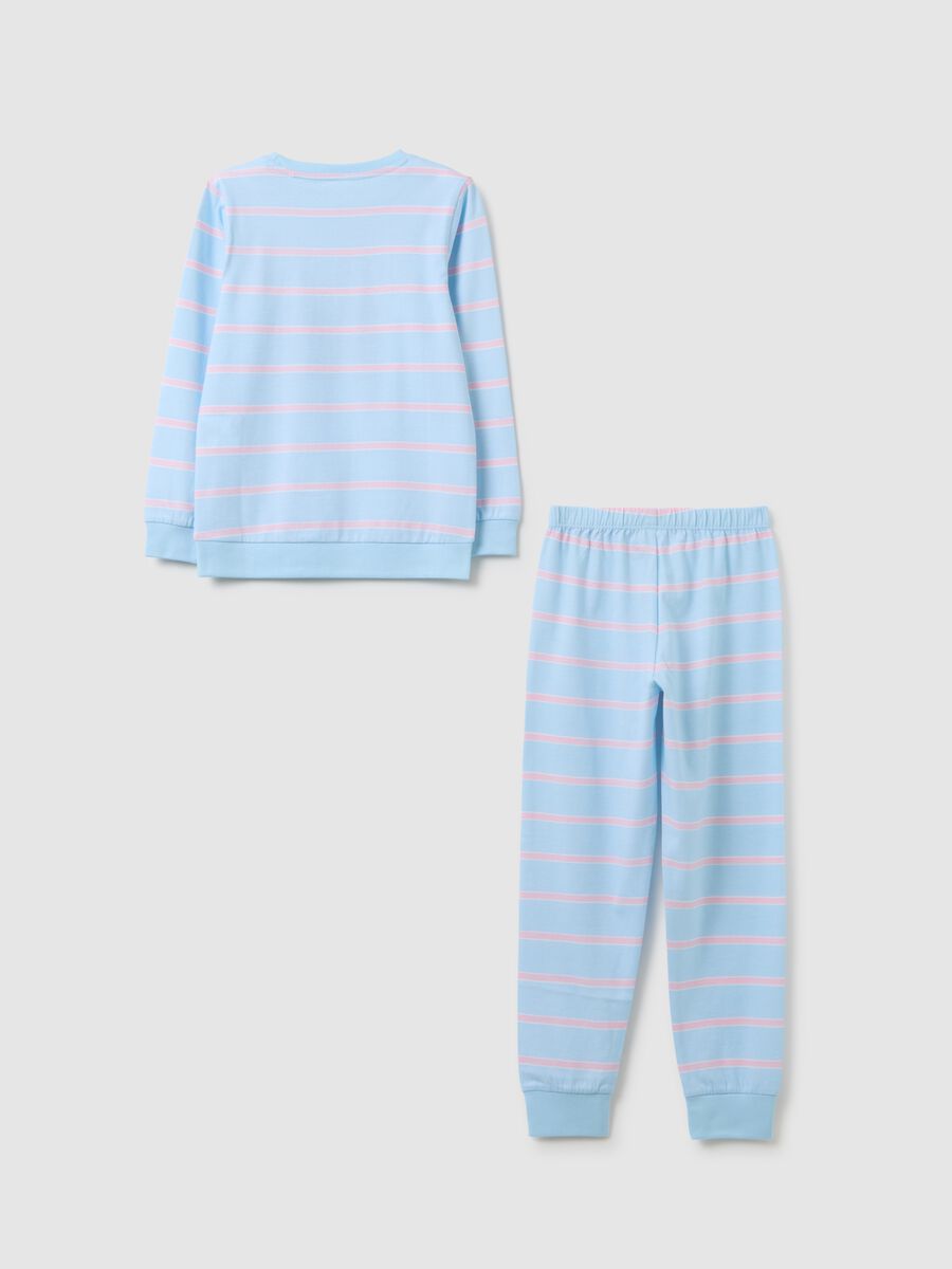 Girls' Pyjama in Pure Cotton Multicolor Regular Fit_1