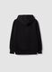 Black cotton-blend hoodie with Brooklyn Nets print for boys_1