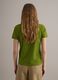 Green regular-fit polo shirt in organic cotton_3