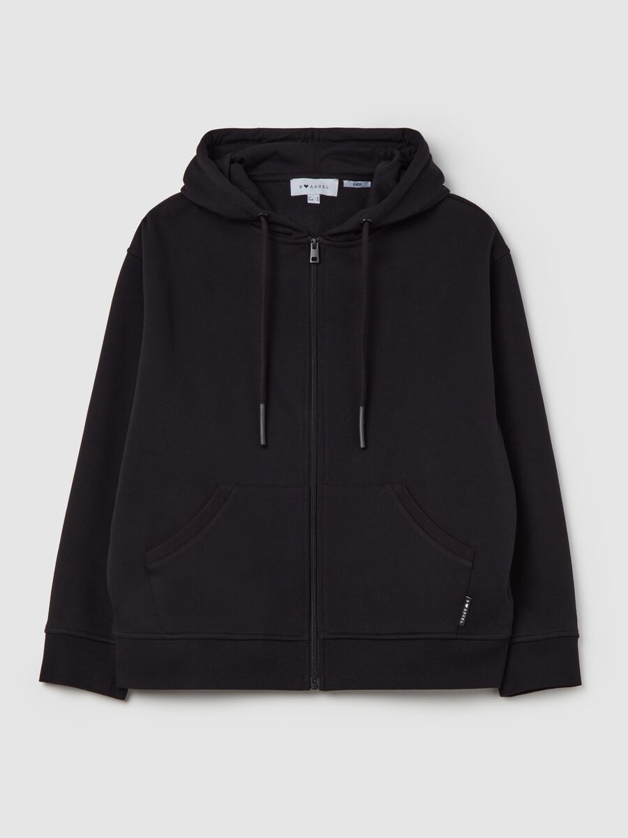 Oversized full-zip sweatshirt with hood_4