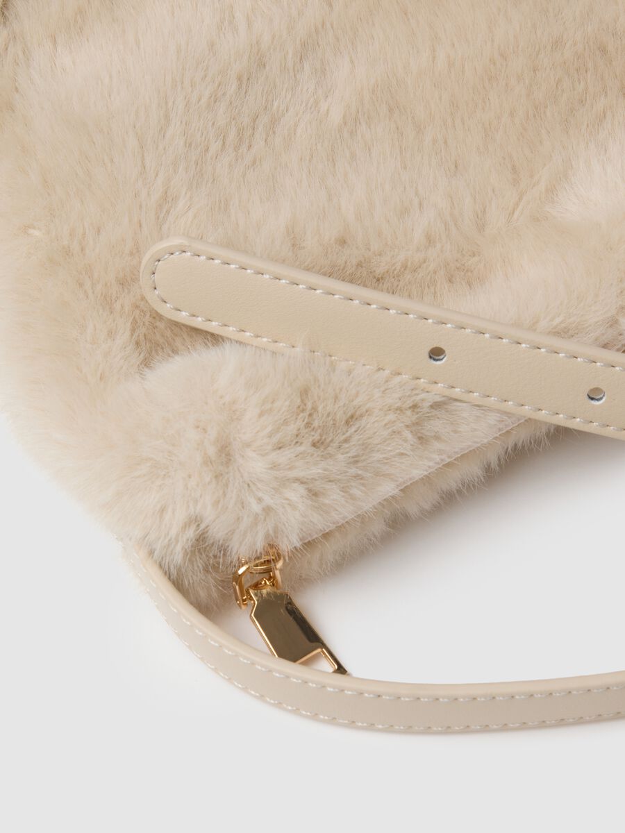 White Shoulder Bag with Zip_2
