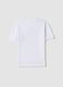 Pure cotton white oversized fit T-shirt with dragon and tiger_4