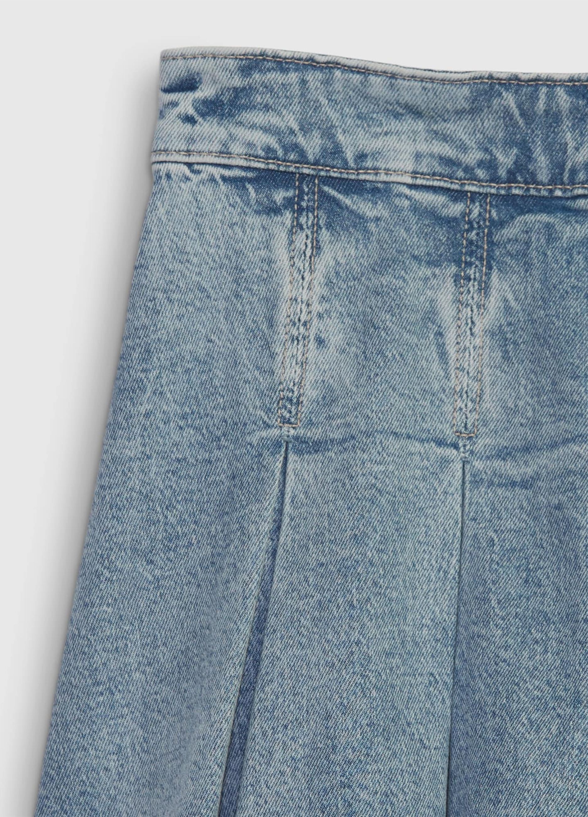 Gonna in denim con pinces_2