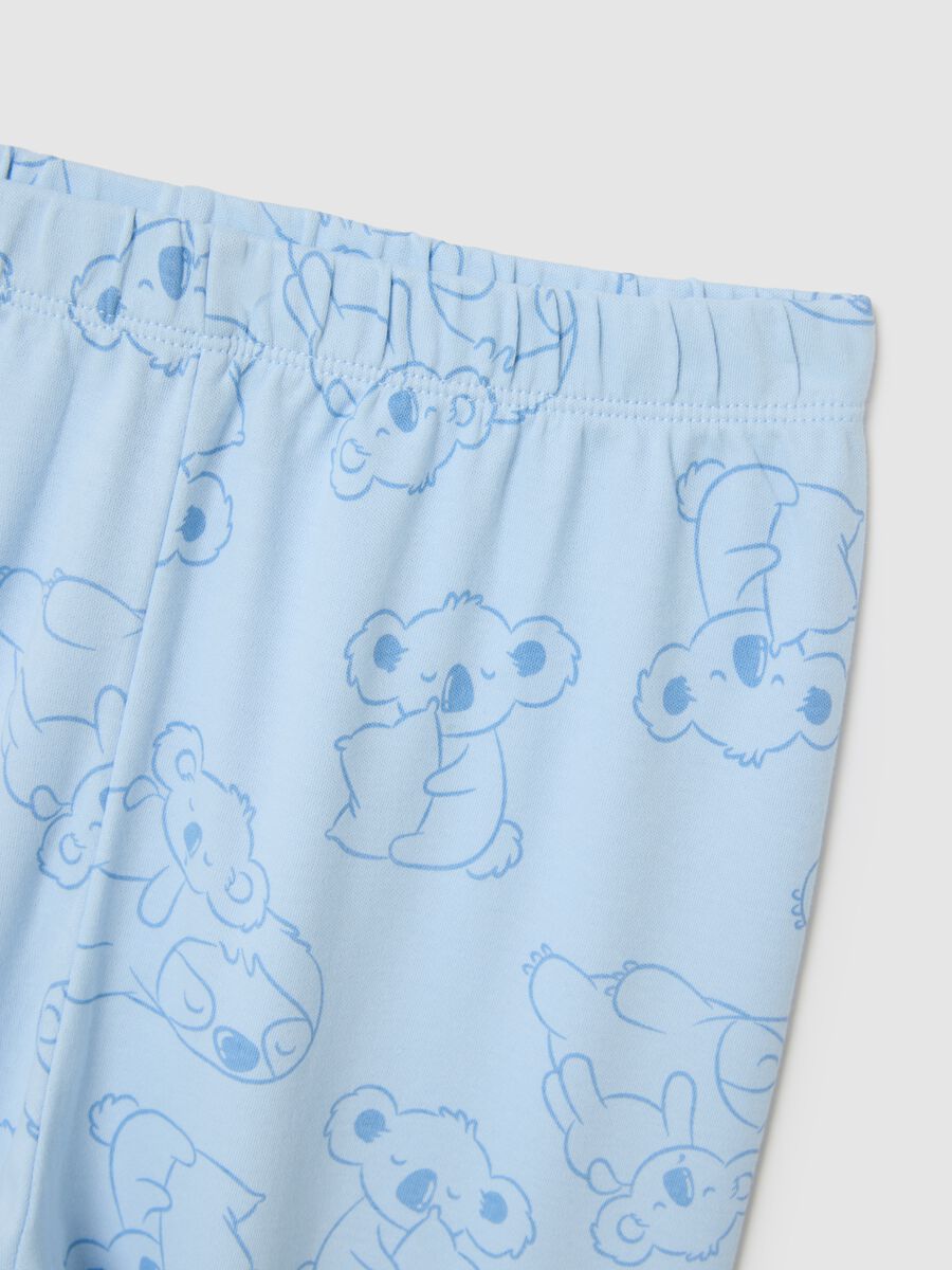 White cotton pyjamas for girls_2