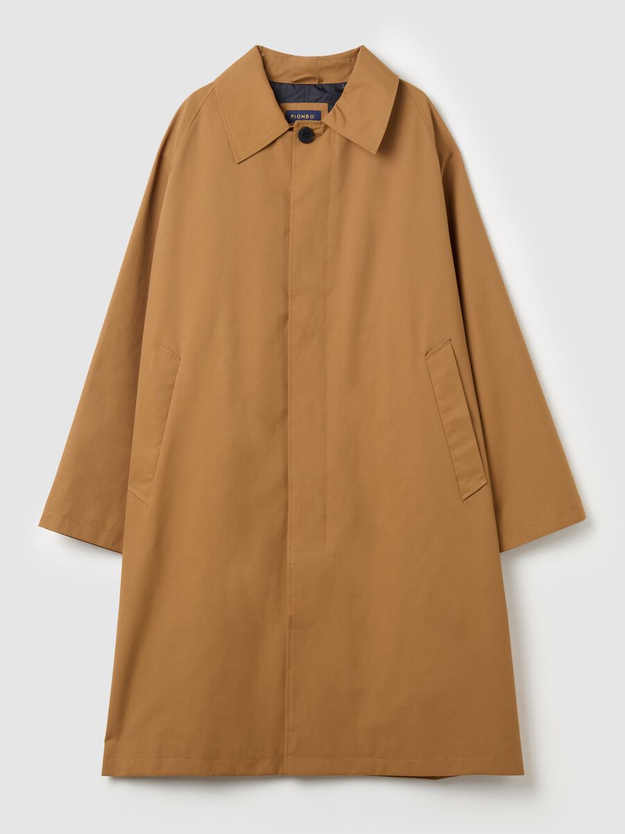 Waterproof trench coat with buttons_1