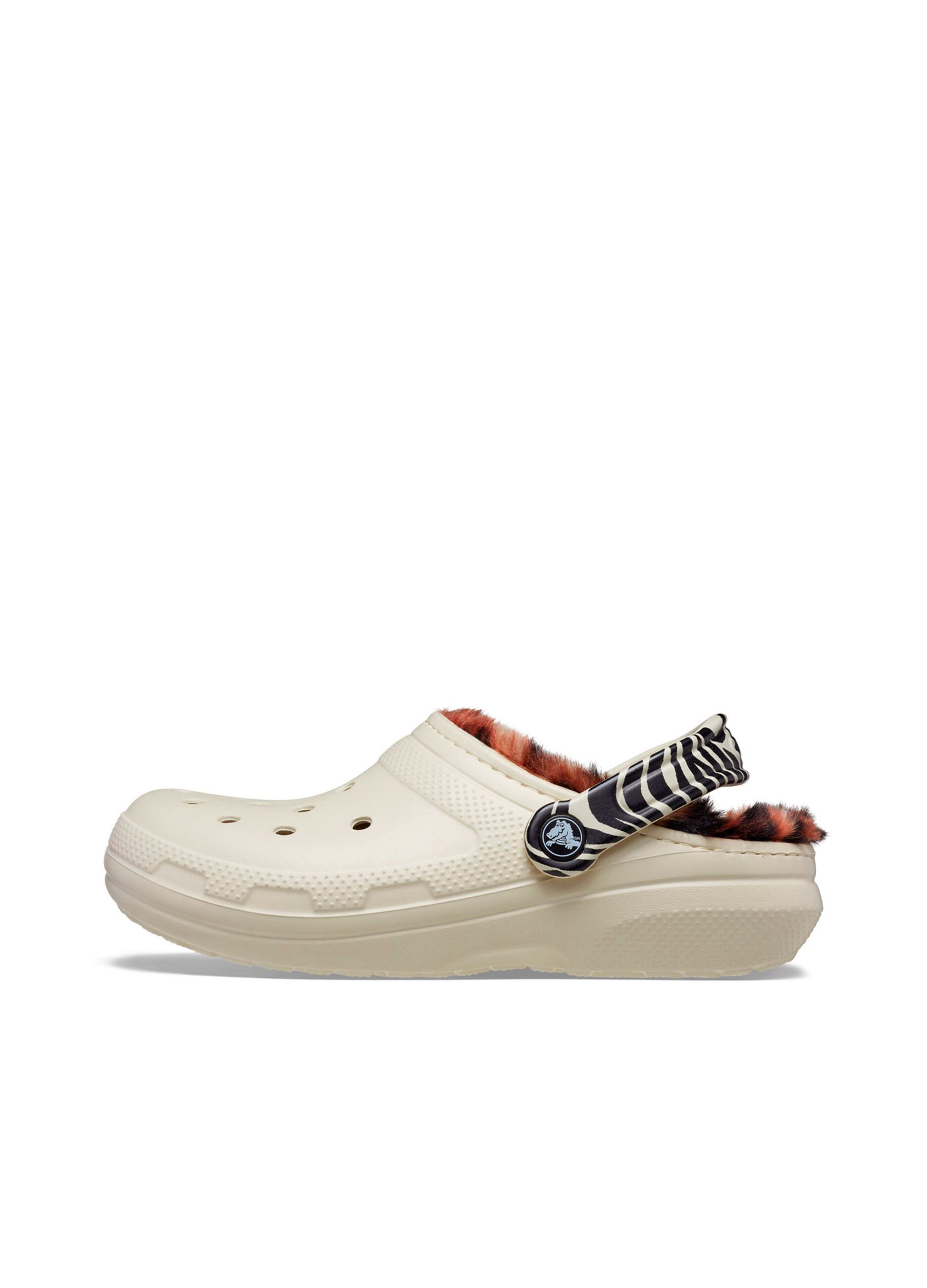 Crocs Classic Lined Clogs with animal print