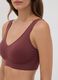 Brown stretch-fabric bra with removable padding_2