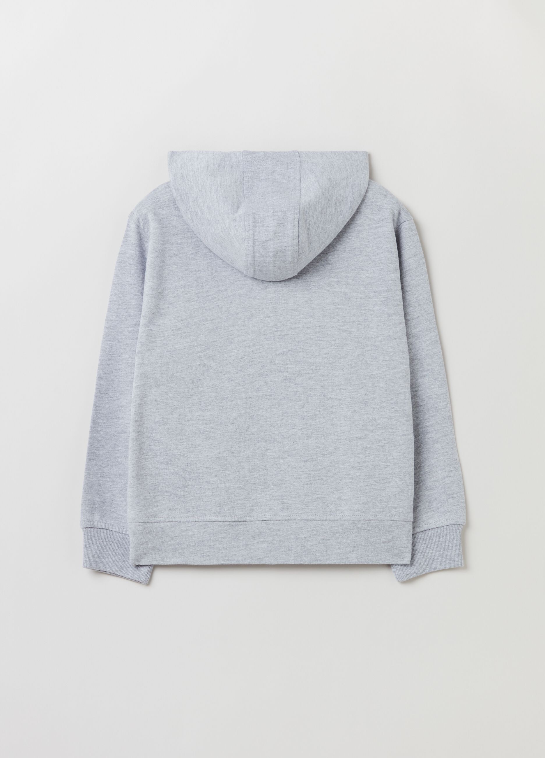 Full-zip in French Terry con cappuccio_1