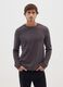 Regular fit brown pure cotton t-shirt_0
