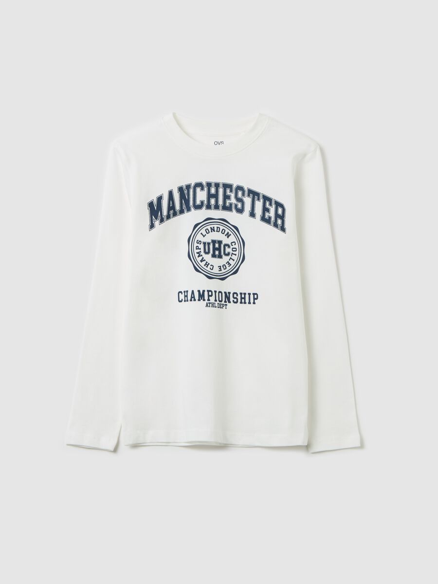 Long-sleeved T-shirt in cotton with print_3