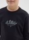 Boys' oversized pure cotton black T-shirt_2
