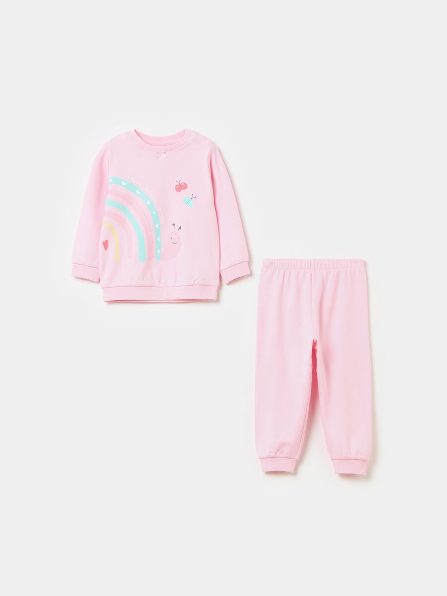 Organic cotton pyjamas with print_0