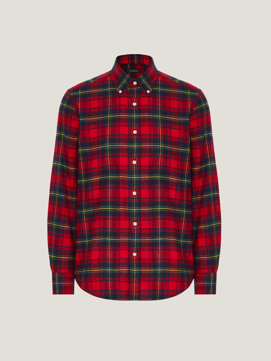 Camicia in flanella fantasia check_3
