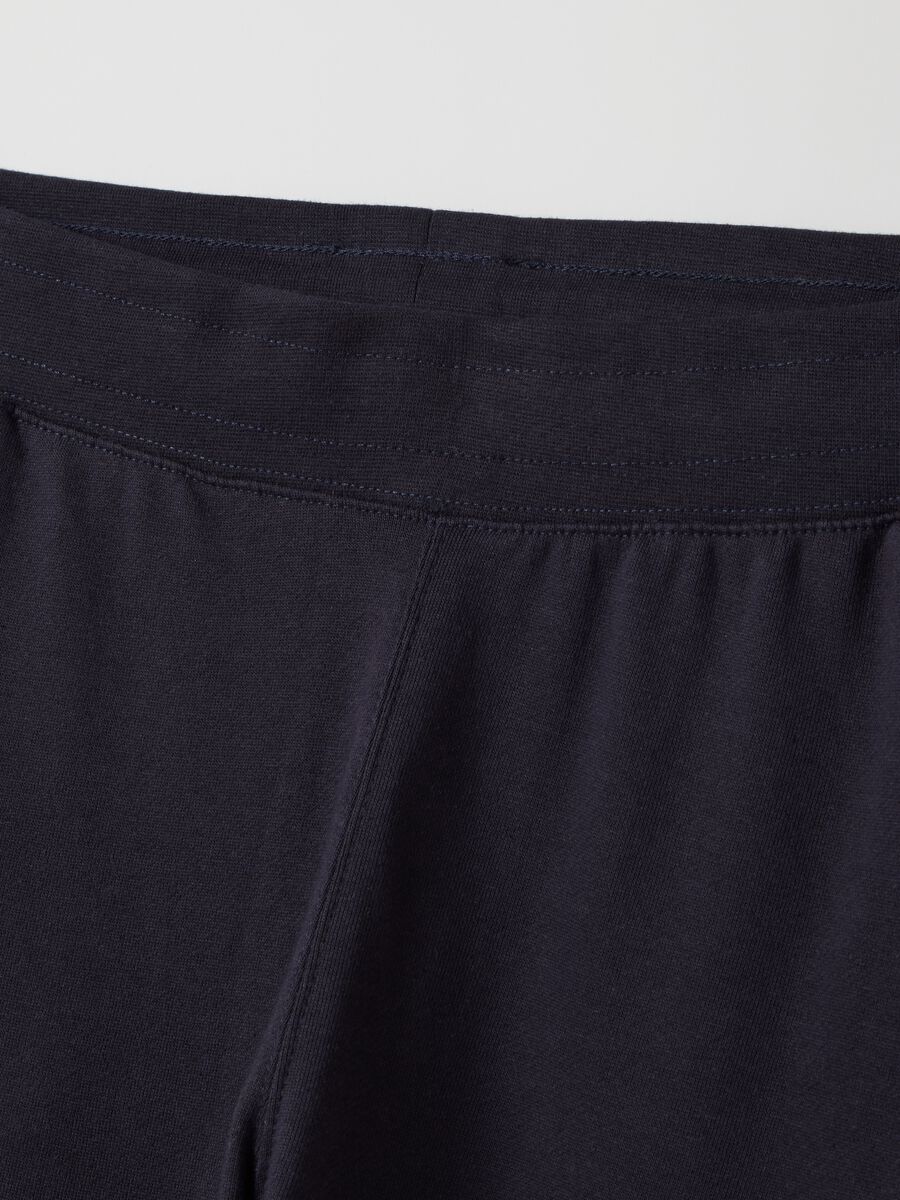 Joggers in cotton with drawstring_5