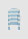 Multicolour striped viscose-blend boat-neck jumper for girls_5