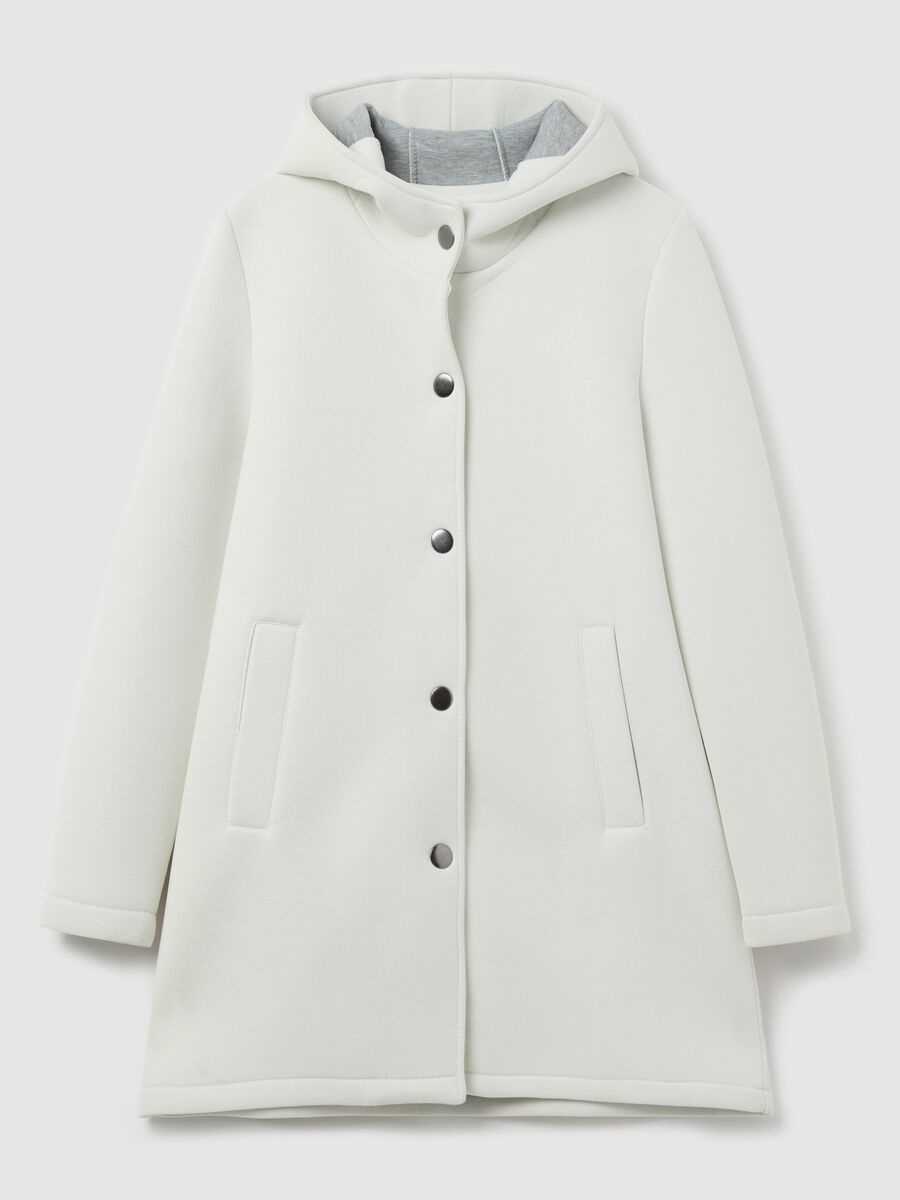 Hooded coat with buttons_4