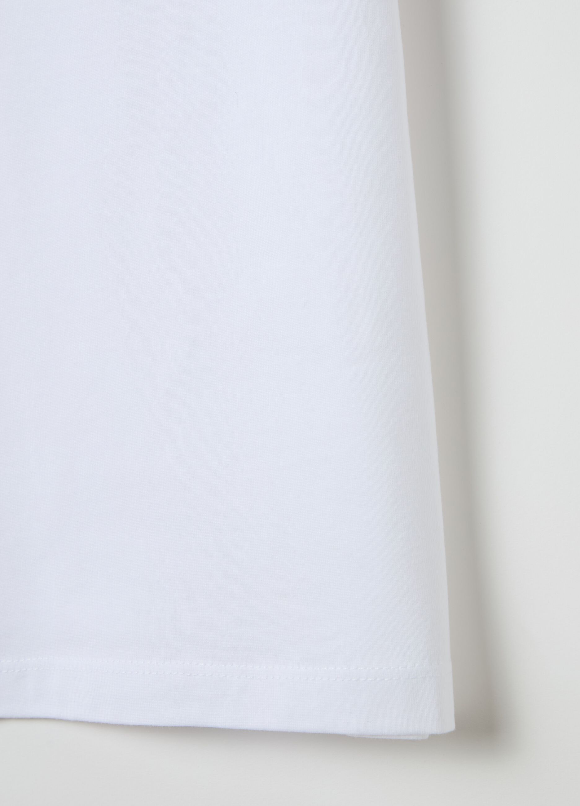 T-shirt in cotone bio tinta unita