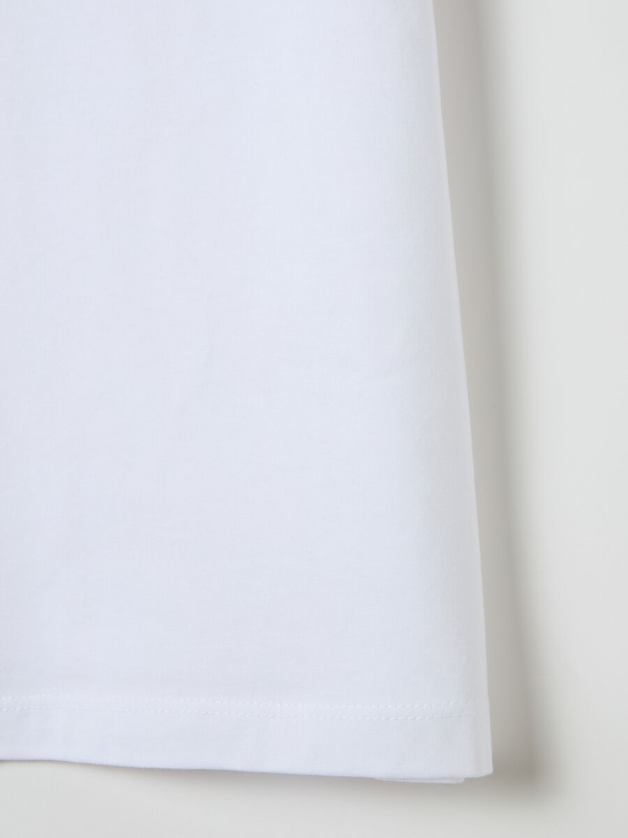 Solid colour T-shirt in organic cotton_3