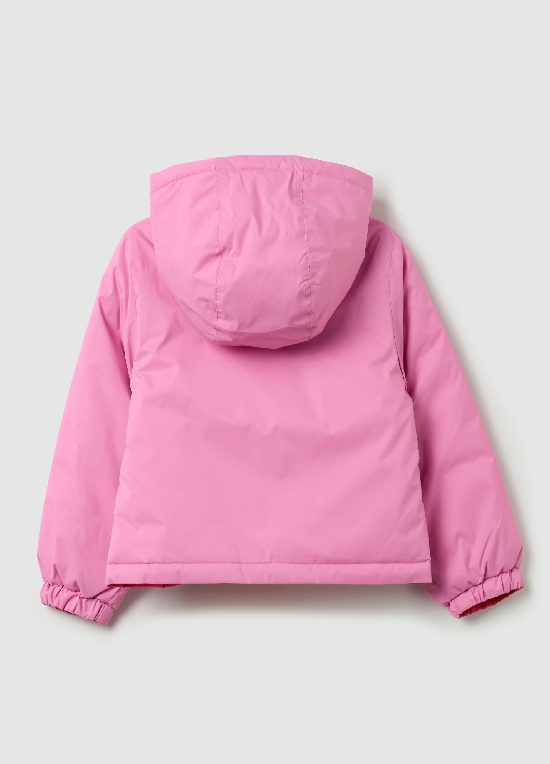 Piumino ultralight reversibile con cappuccio
