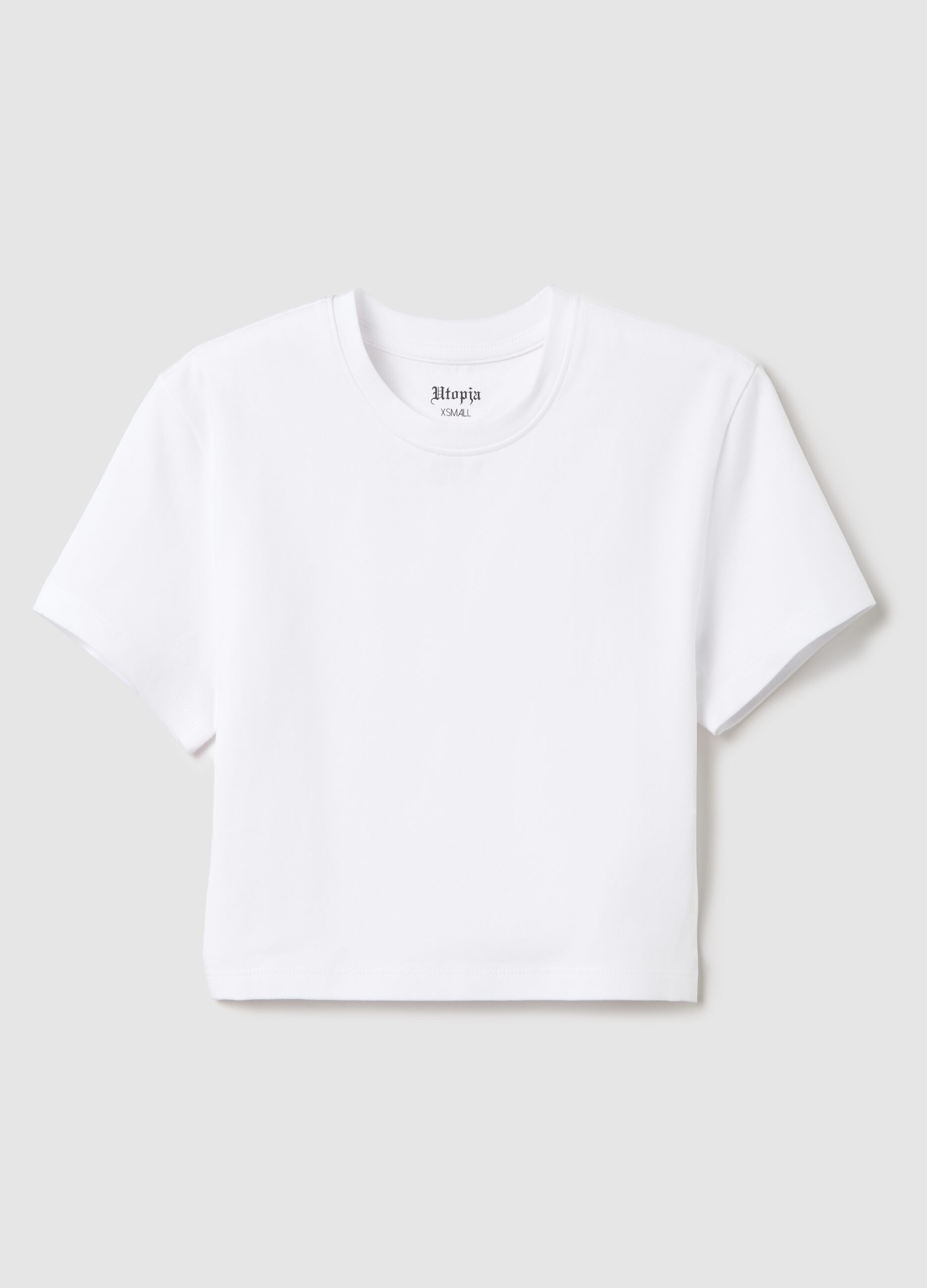 White Crop T-shirt