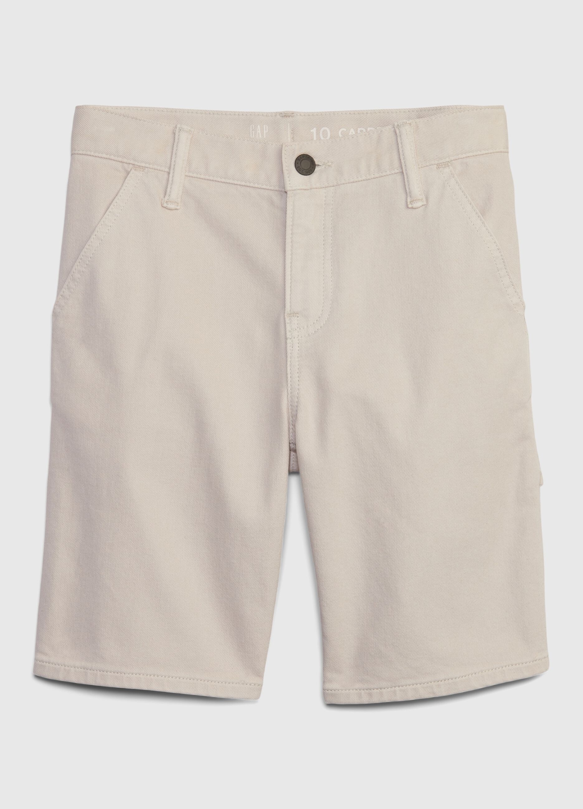 Carpenter Bermuda shorts in twill