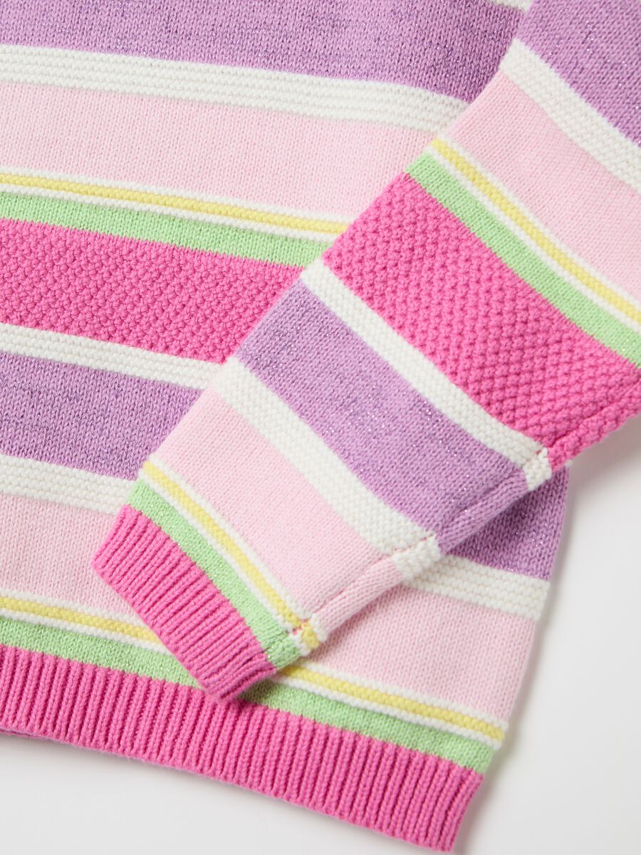 Pullover with striped pattern and lurex_2