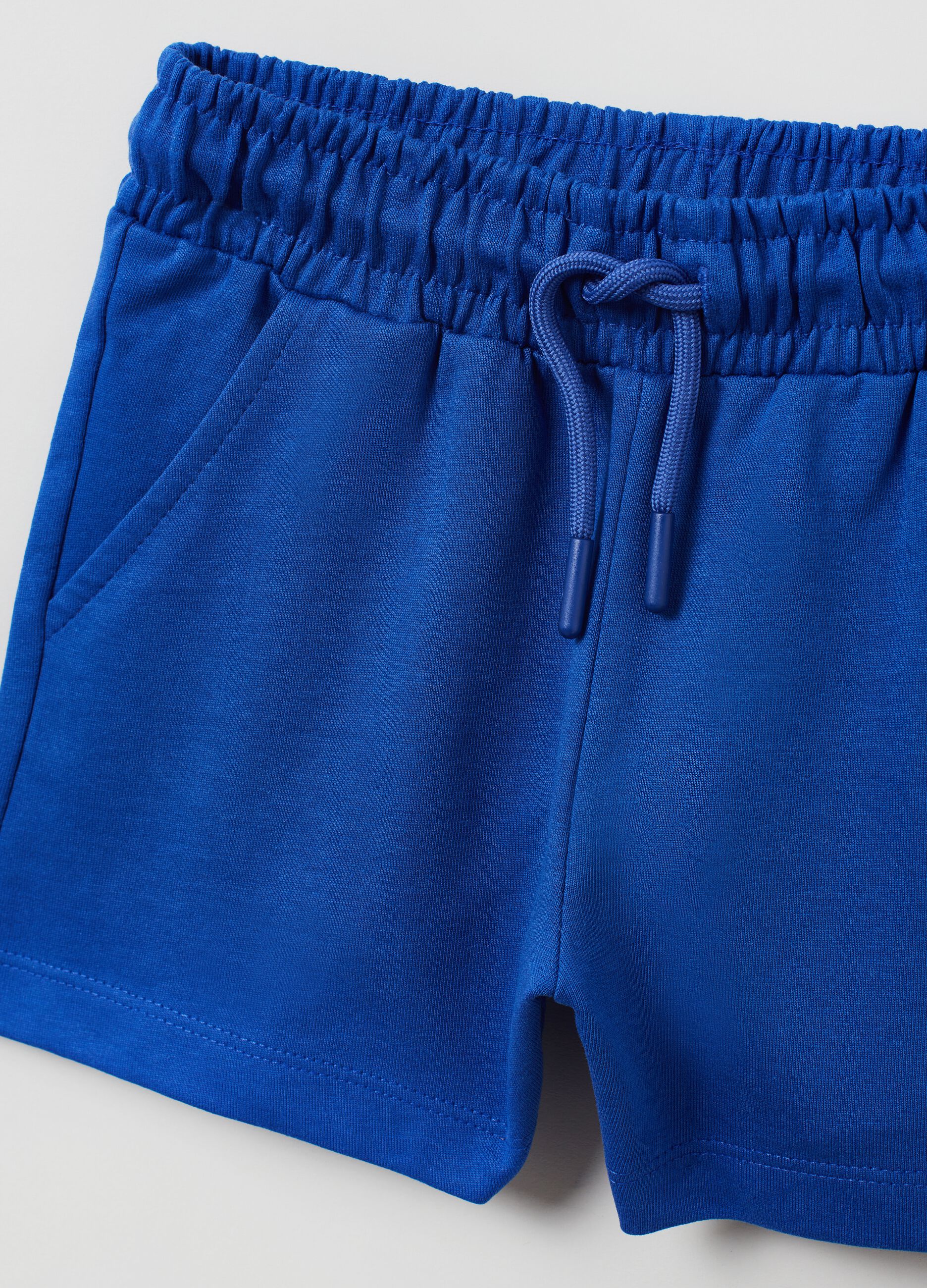 Jogging set in cotone con stampa e strass_2