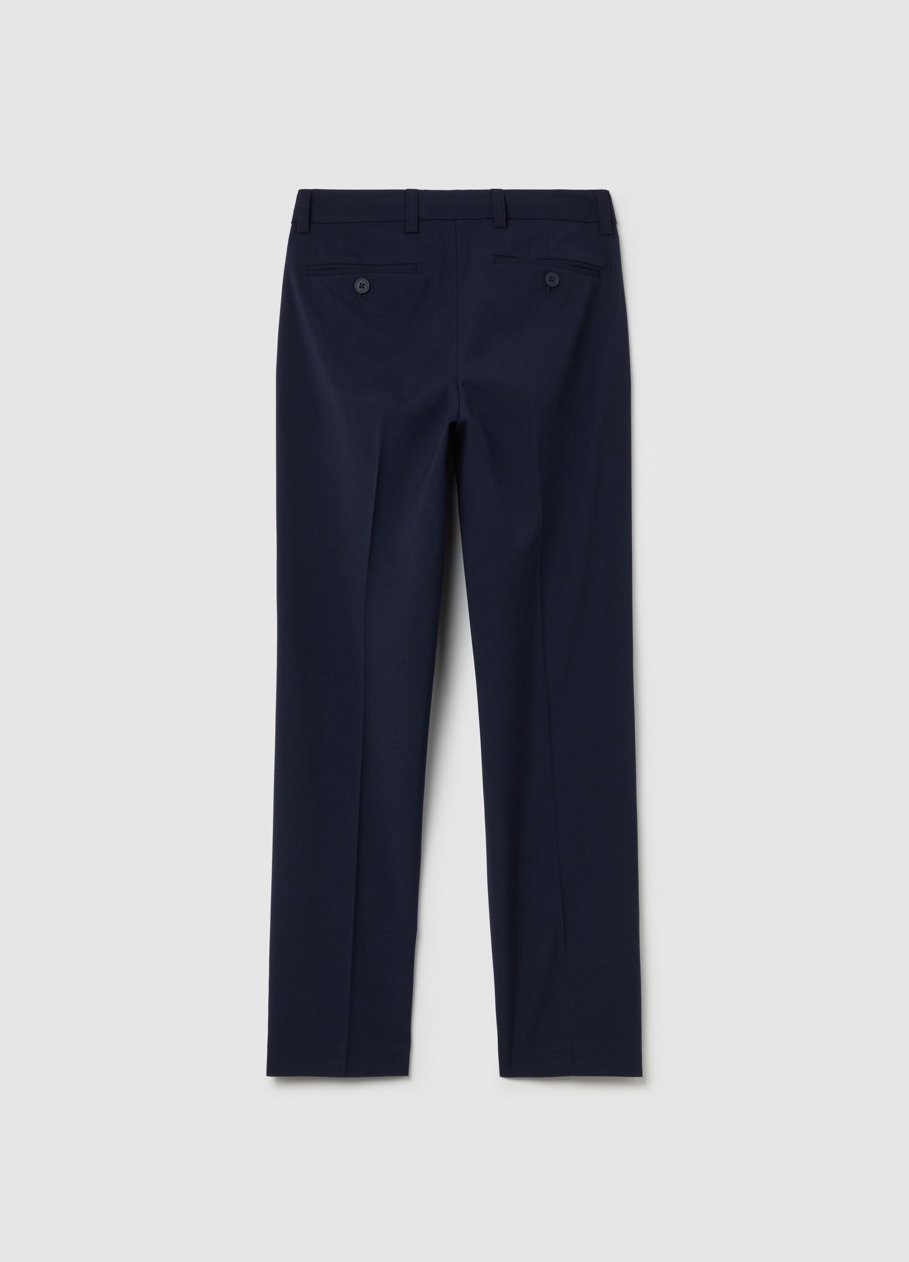 Pantaloni chino con pinces