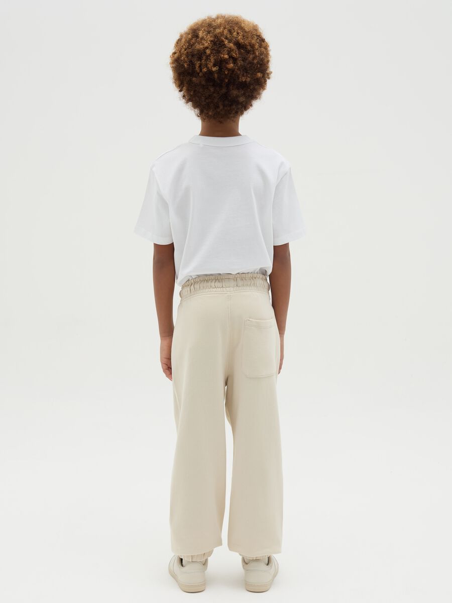 Essential joggers in fleece with drawstring_2