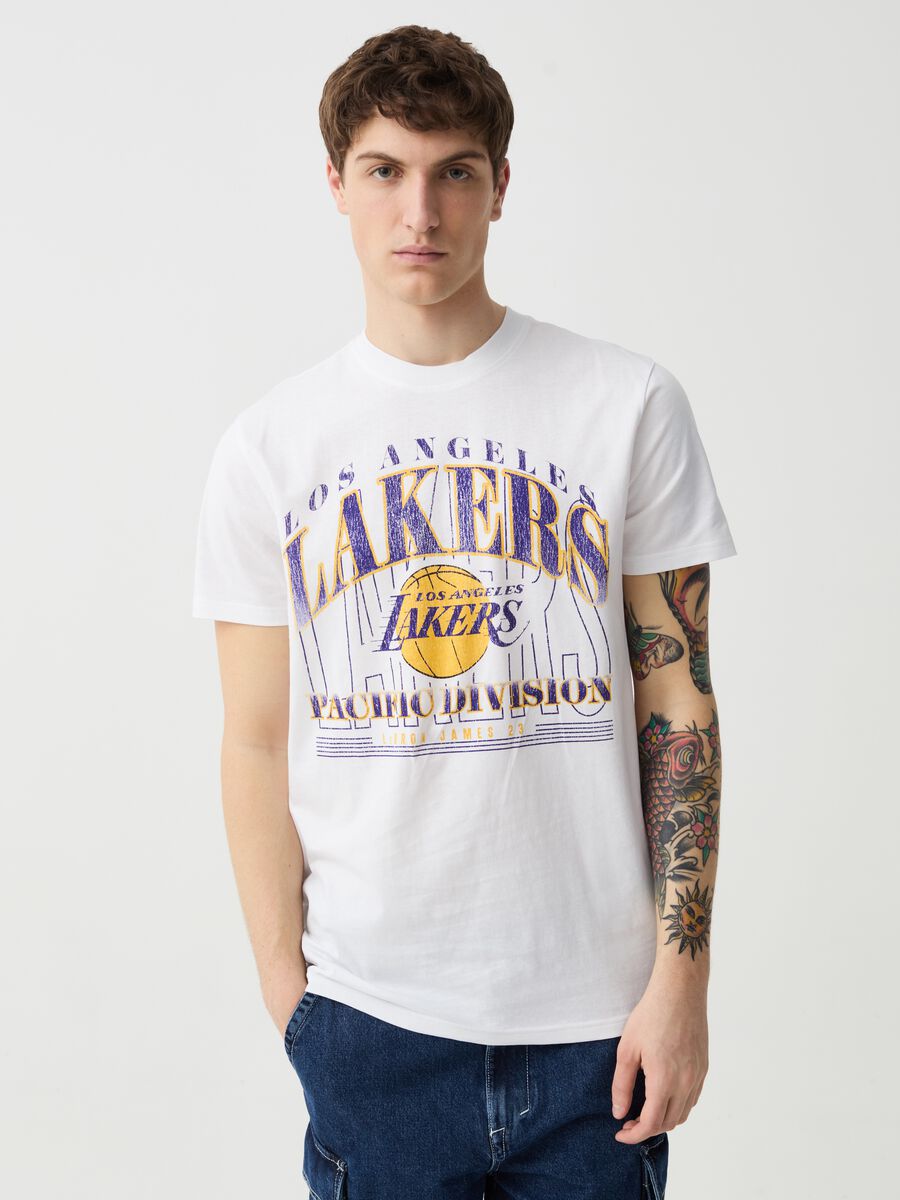 T-shirt with NBA Los Angeles Lakers print_0