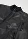 Real Leather Perfect Bomber Jacket Black_4