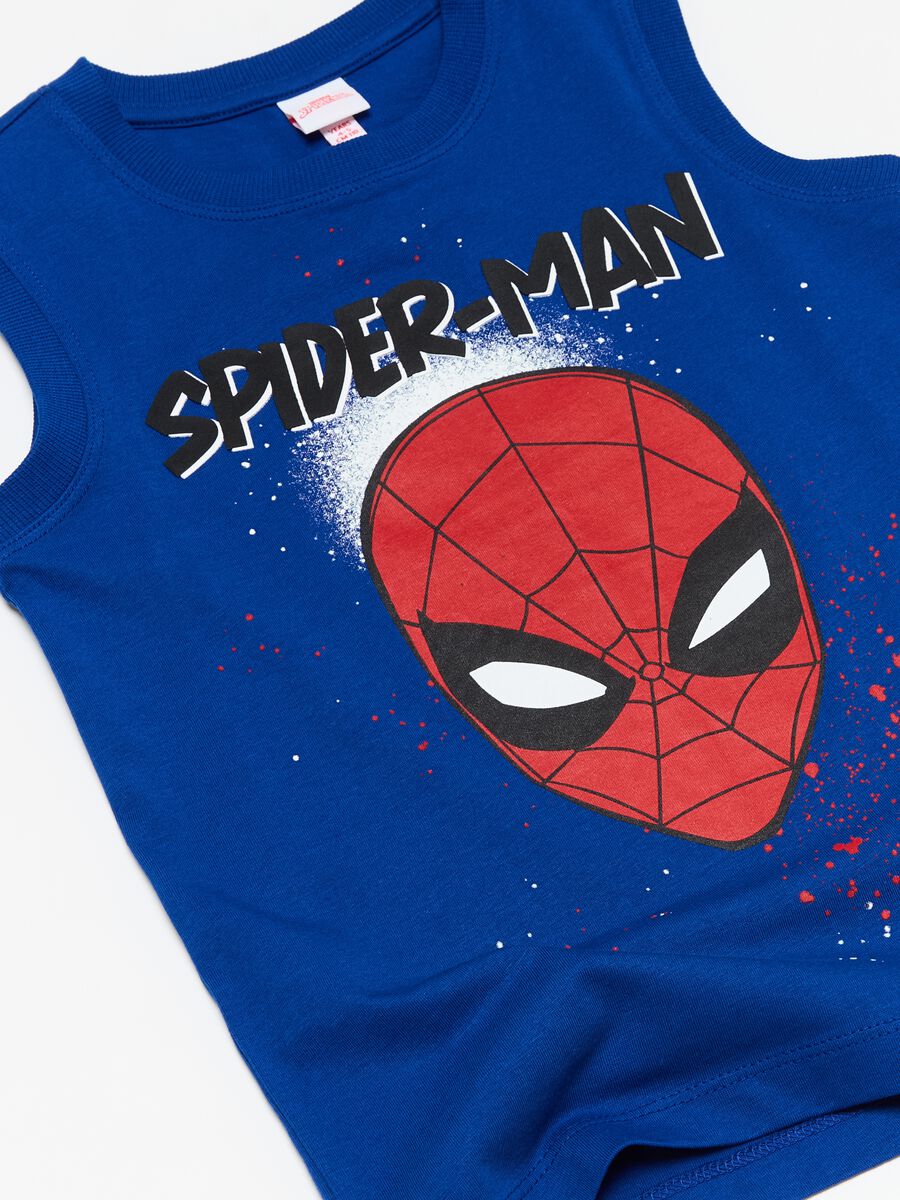 Racerback vest with Spider-Man print_2
