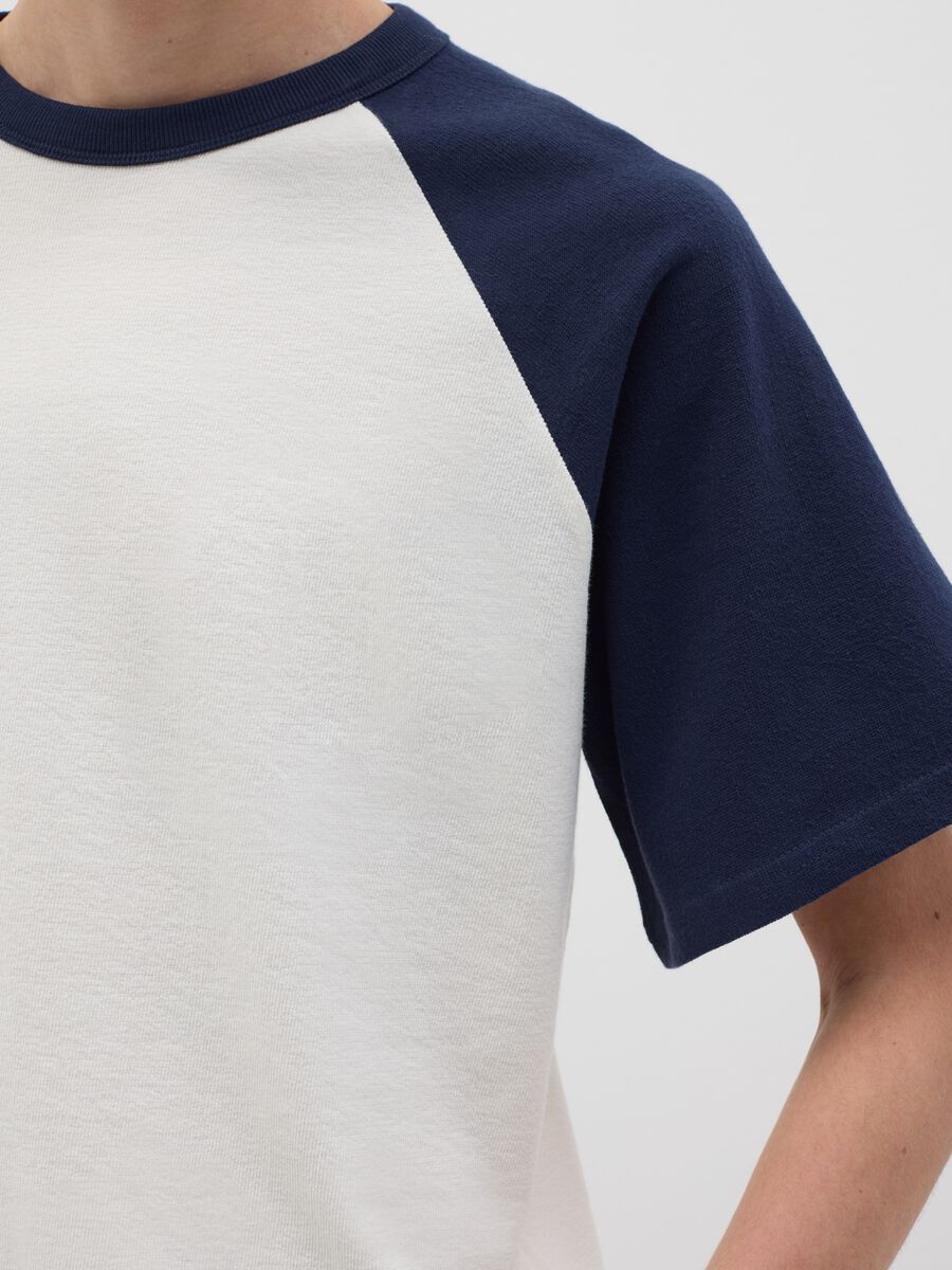 T-shirt in two-tone cotton_3