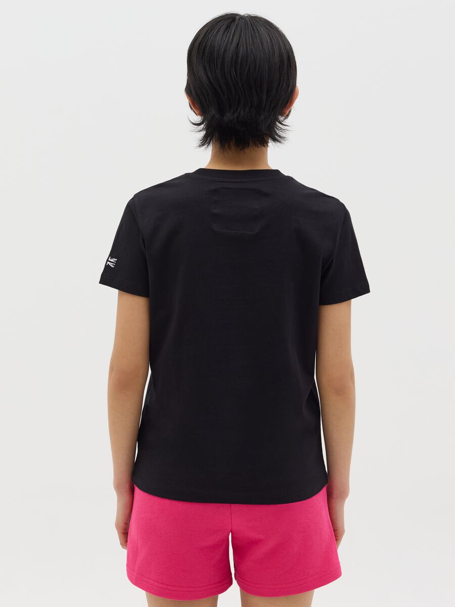 Cotton T-shirt with logo print_3