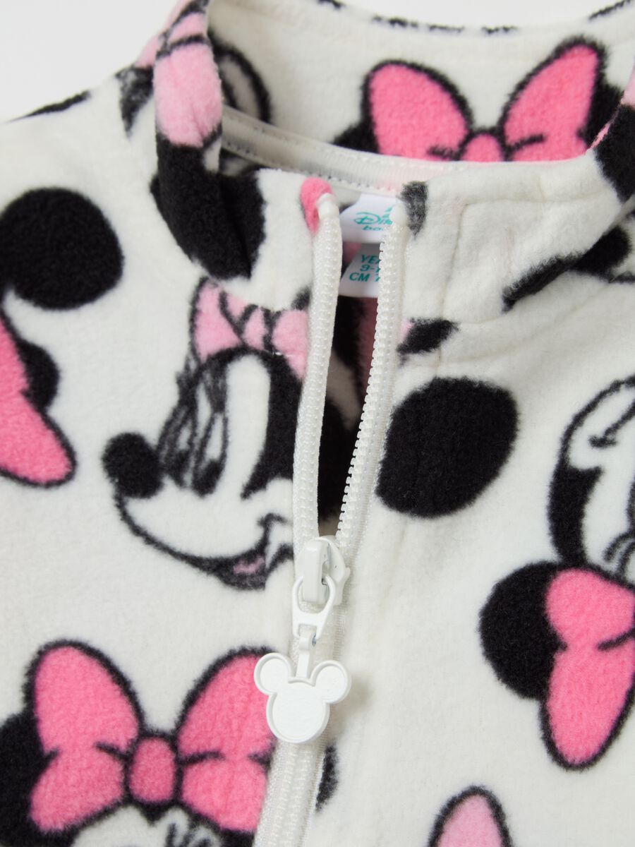 Regular Fit Multicolour Fleece Sweatshirt for Girls with Disney Prints_2
