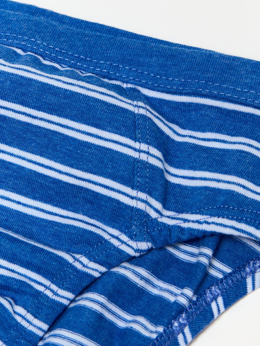 Organic cotton briefs with striped pattern_2