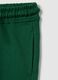 Green regular fit pure cotton baby trousers_3