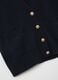 Long Blue Waistcoat with Buttons_5