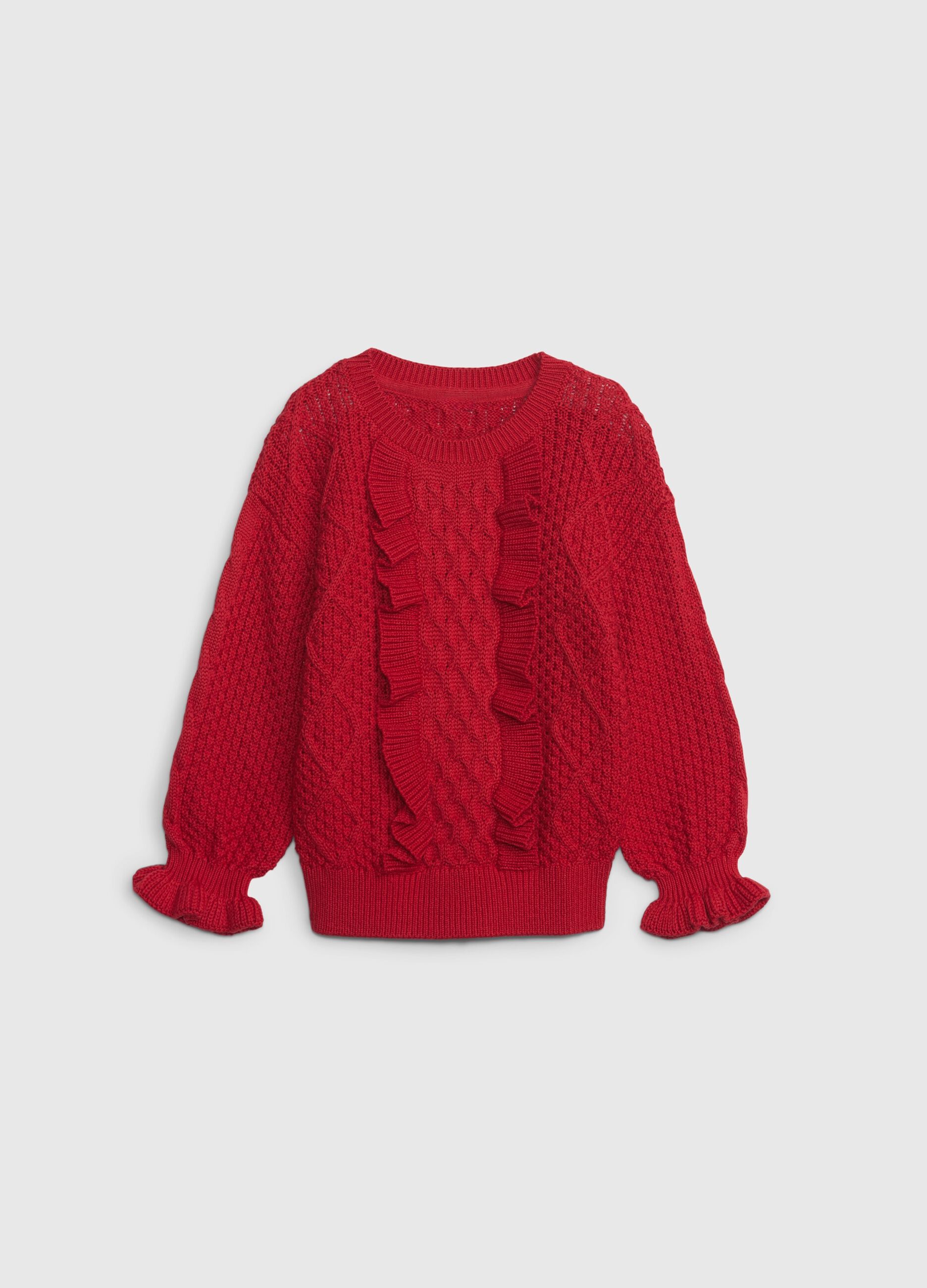 Maglia rossa bambina ovs shop