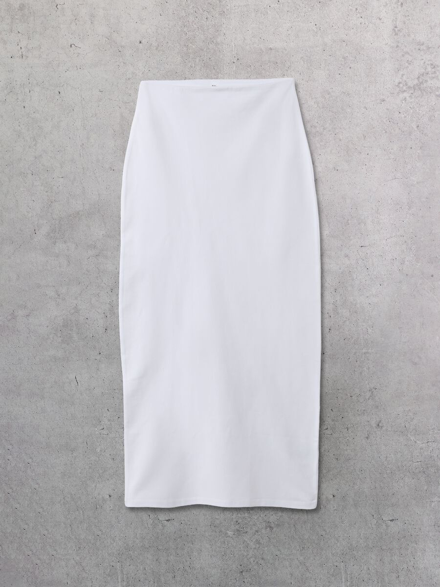 Long Skirt White_5