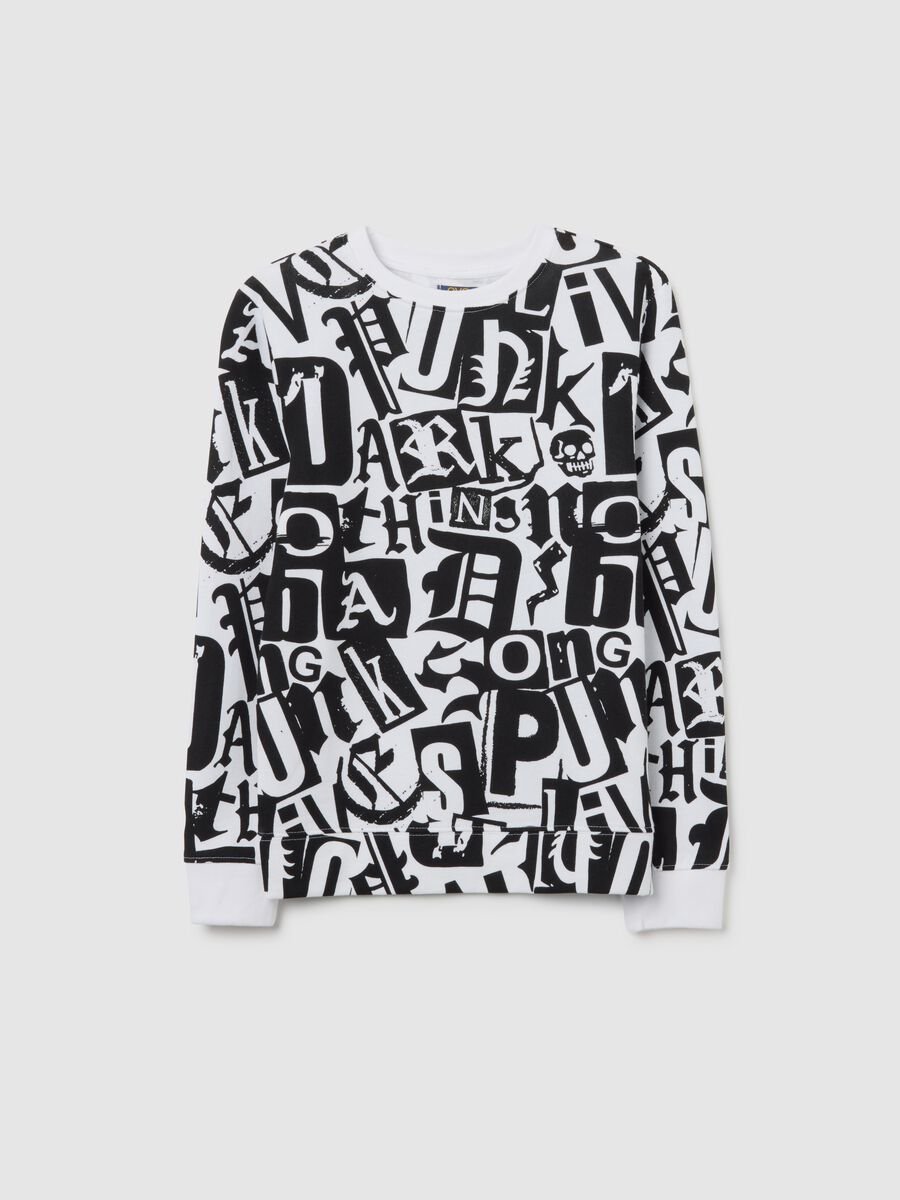 Felpa da ragazzo in puro cotone multicolor regular fit_3