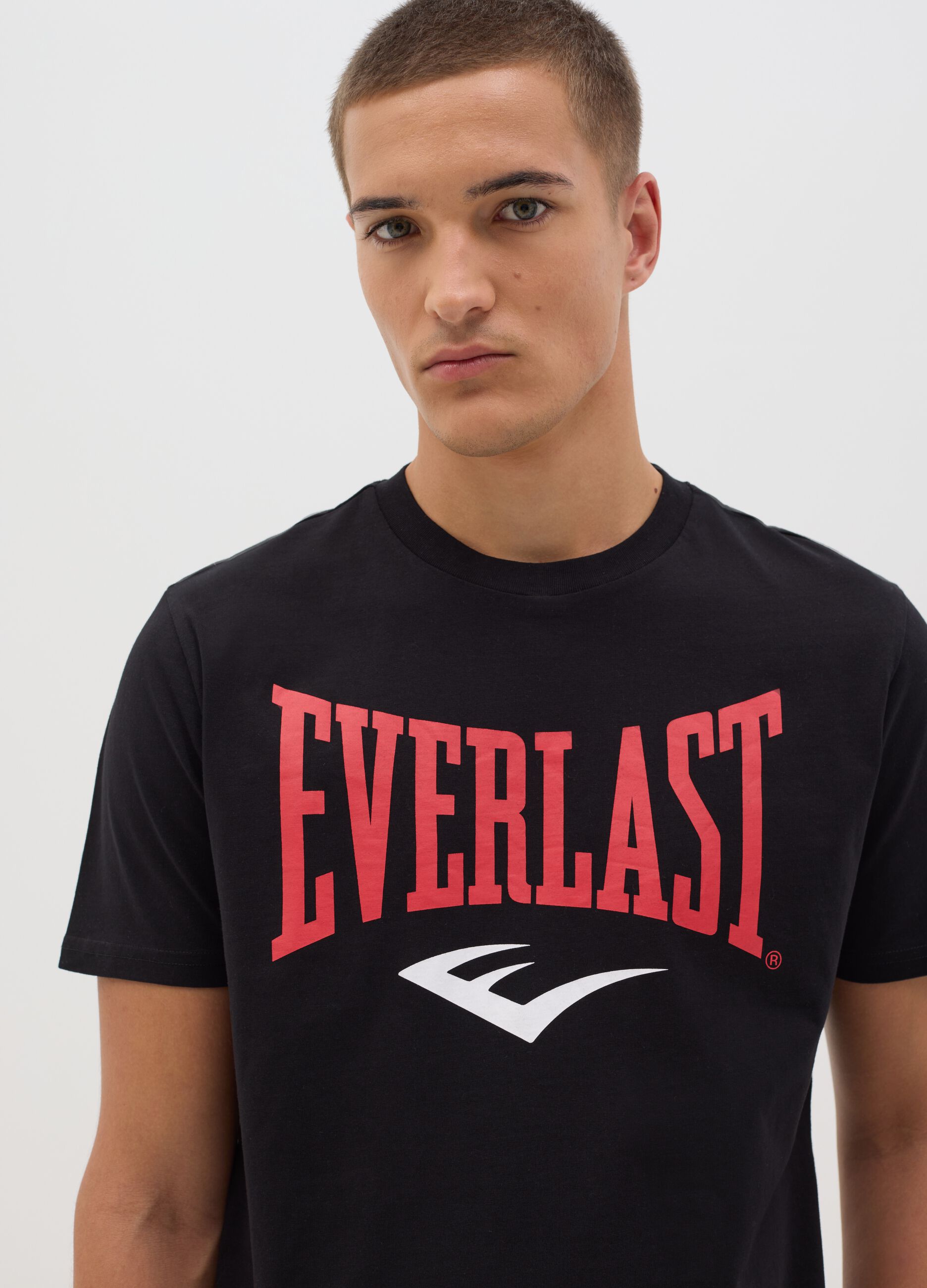 Black Everlast Cotton T-shirt