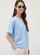 Light blue linen and viscose-blend blouse, regular fit_0