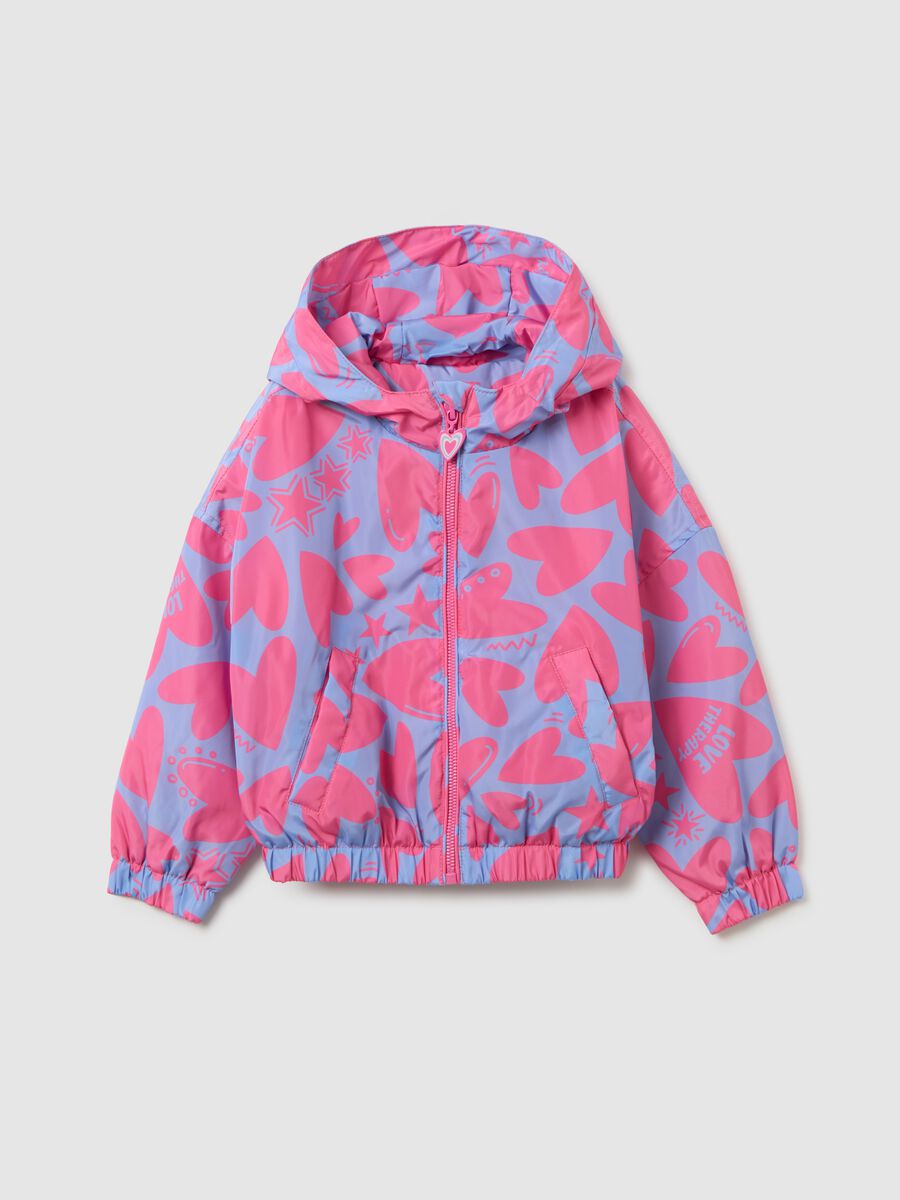 Multicolour regular fit girls' jacket_0