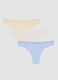 Tripack Brazilian briefs multicolor with lace details_4