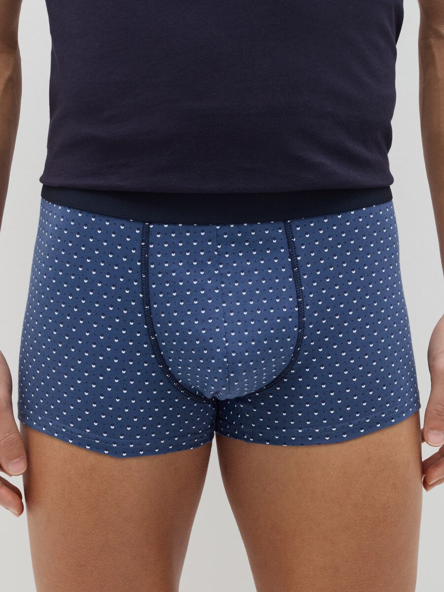 Five-pack boxer shorts in organic cotton with striped pattern_1