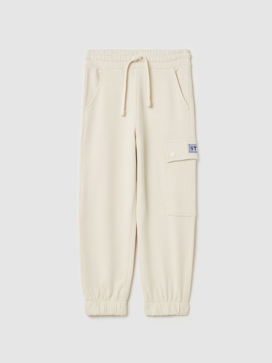 Joggers with drawstring and pockets_0