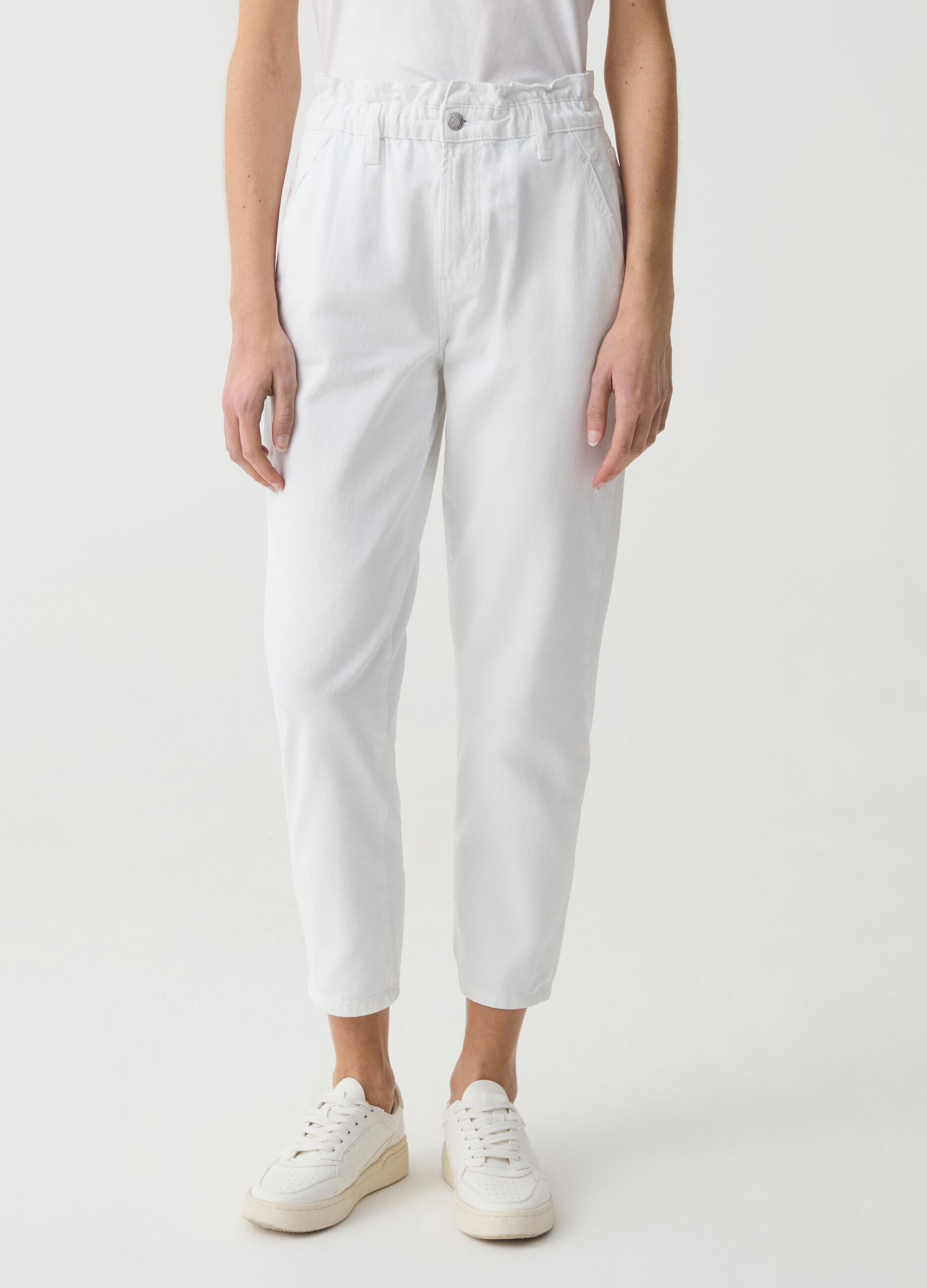 Jeans cropped mom fit