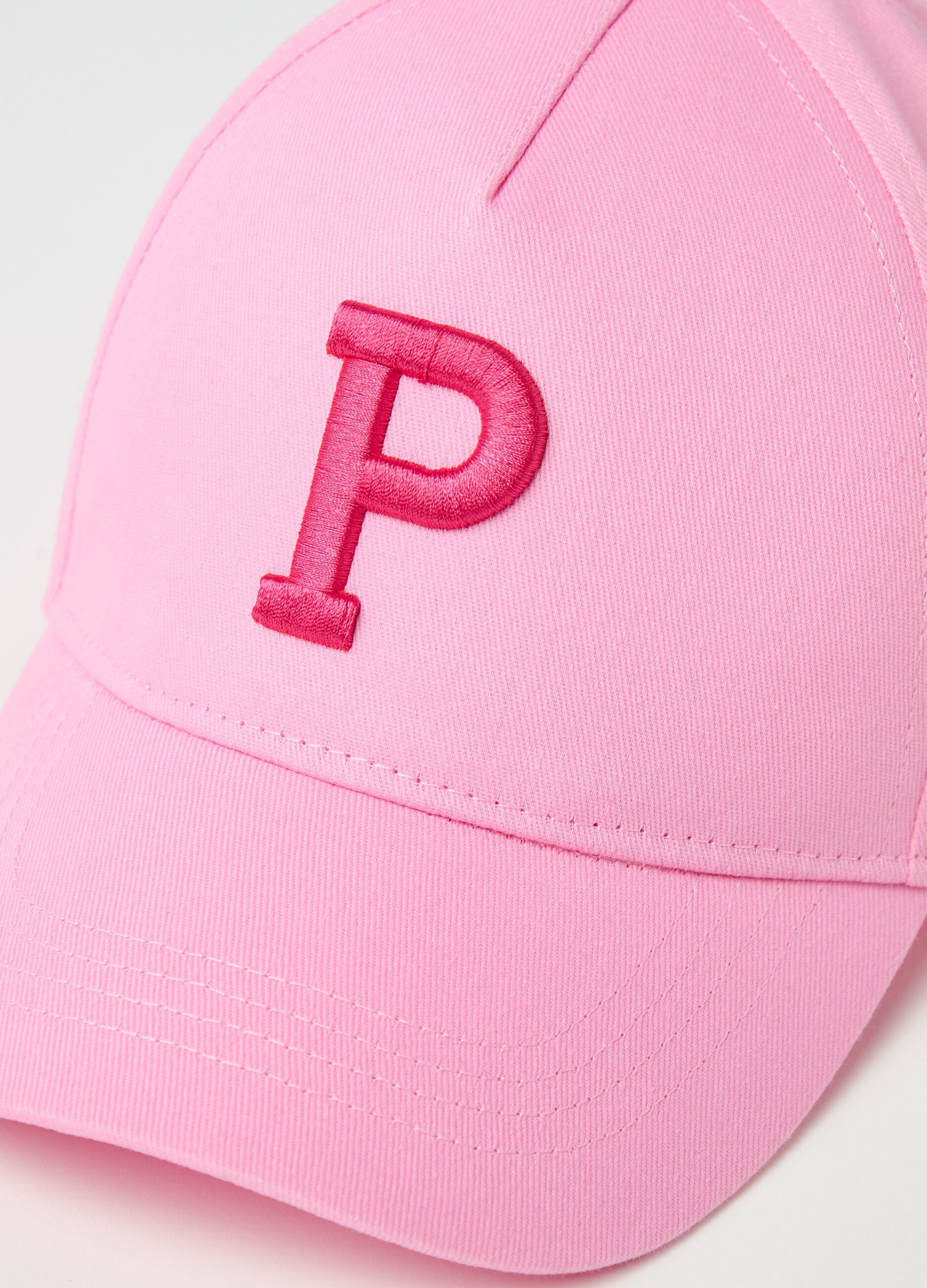 Baseball cap with embroidered logo